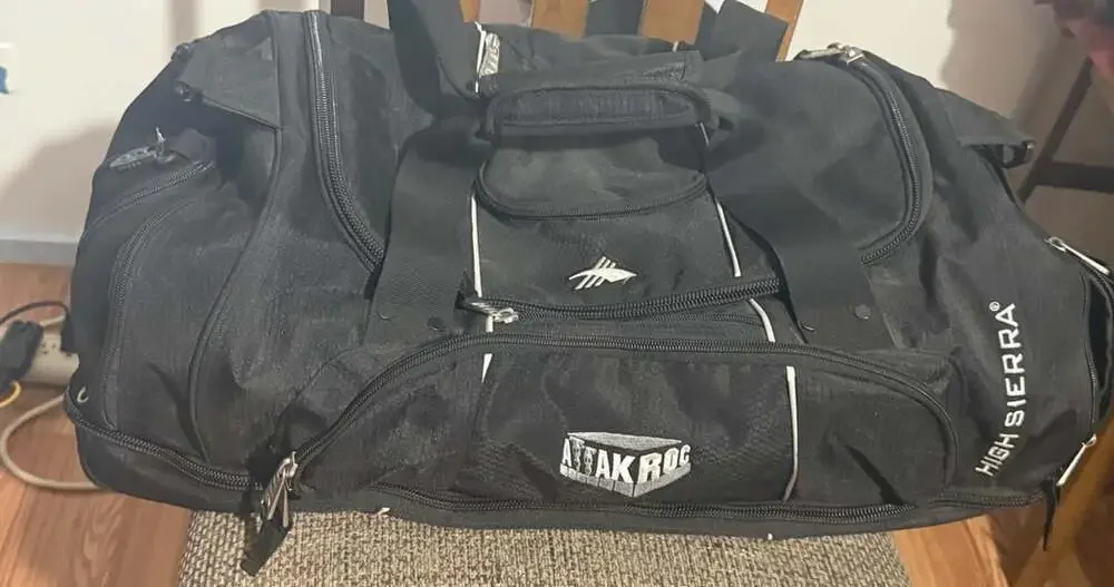 High Sierra Black Water Sport Duffel Bag